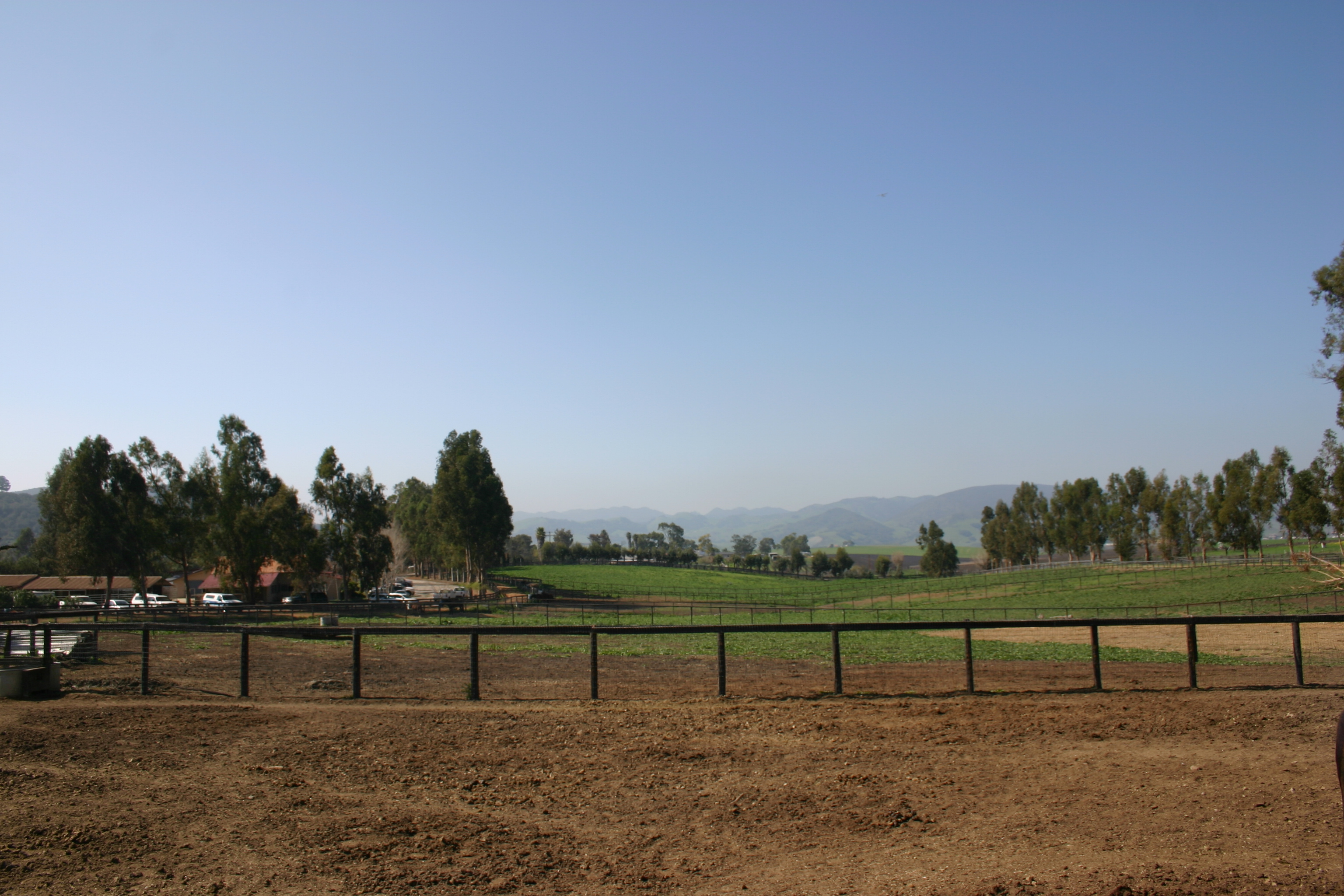 A view of the boarding pastures.